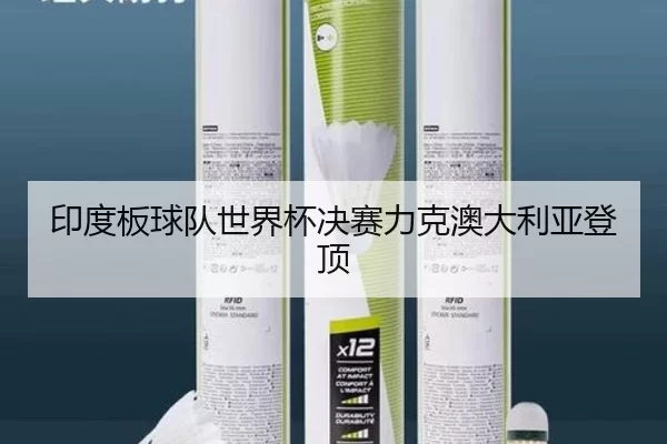 印度板球队世界杯决赛力克澳大利亚登顶（HTH）